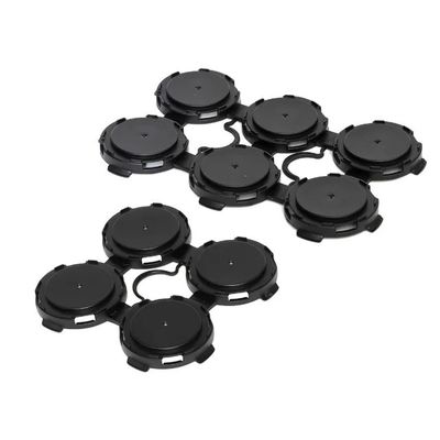 4-pack et 6-pack poignée en plastique pour les canettes de bière de boissons en rouge jaune noir bleu vert