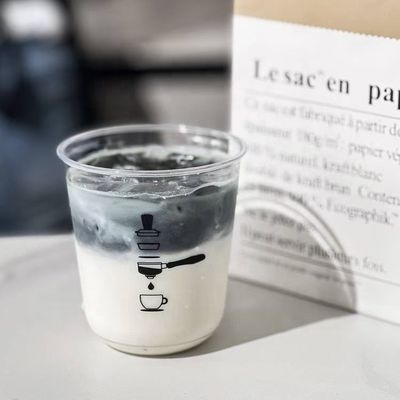 Coupe de contenant de smoothie coloré RPET 16 oz pour les milkshakes et les jus