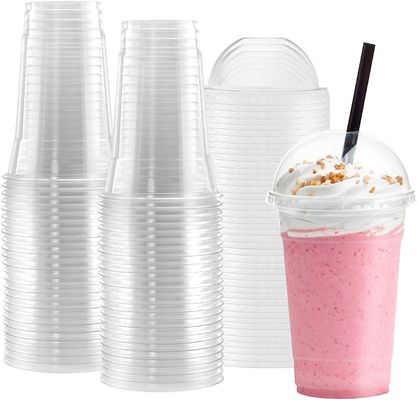 Coupe de contenant de smoothie coloré RPET 16 oz pour les milkshakes et les jus