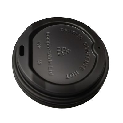 Couvercle en papier CPLA biodégradable pour tasse de café