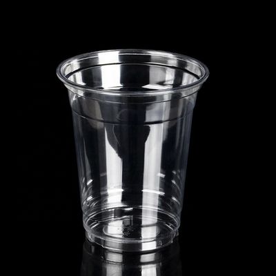 Coupe en plastique jetable en PLA transparente de calibre 95 avec couvercle 20 oz 16 oz 12 oz 9 oz