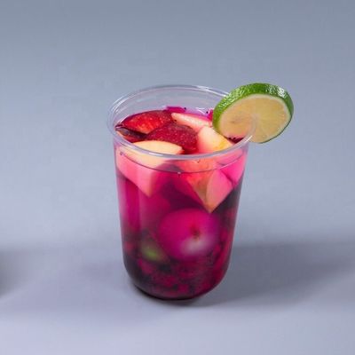 7 oz / 9 oz / 10 oz / 12 oz / 14 oz / 16 oz / 18 oz / 20 oz / 24 oz / 30 oz / 32 oz PET Coupe glacée jetable avec couvercle