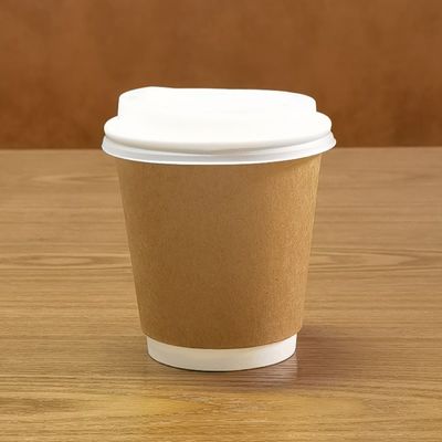 Couvercle en papier CPLA biodégradable pour tasse de café