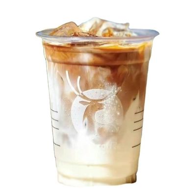 Boba Coffee sans plastique, biodisgradable et avec couvercle pour les boutiques de smoothies