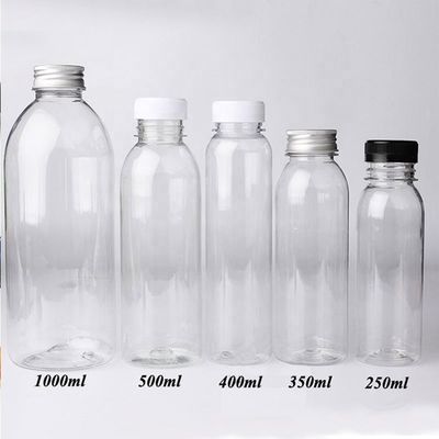 Matériau du corps en plastique PP 150ml 280ml 350ml 500ml Bouteille de boissons résistantes à la chaleur pour jus