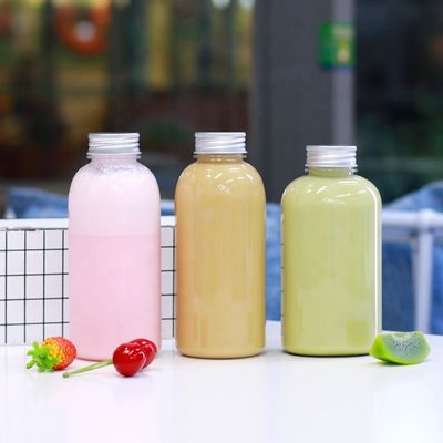 Matériau du corps en plastique PP 150ml 280ml 350ml 500ml Bouteille de boissons résistantes à la chaleur pour jus