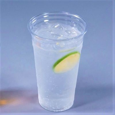 10/12/14/16/20/24 oz de tasses jetables en PLA à froid avec couvercle résistant à la température