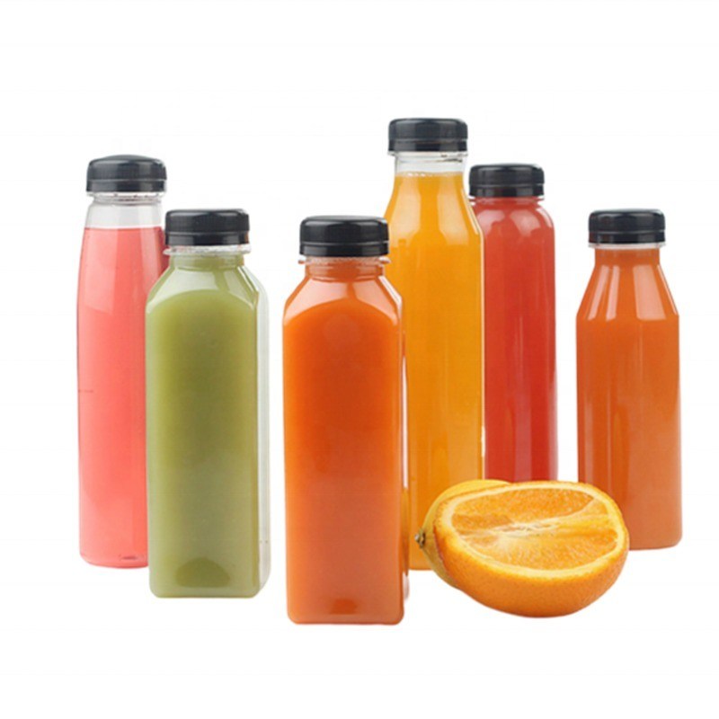 Bouteille de boissons en plastique pour animaux de compagnie de 300 ml, 350 ml et 400 ml pour la personnalisation et la marque des boissons