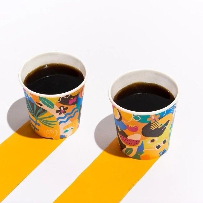Coupe en papier jetable sans odeur 8 oz 2,5 oz 3 oz 4 oz 6 oz 7 oz 10 oz 12 oz 16 oz 20 oz 24 oz 32 oz